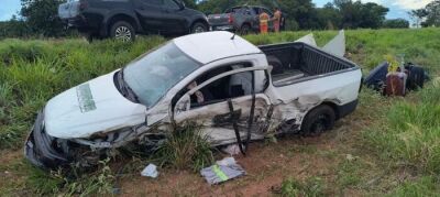 Imagem da notícia Acidente na BR-060 deixa dois feridos, em Paraíso das Águas